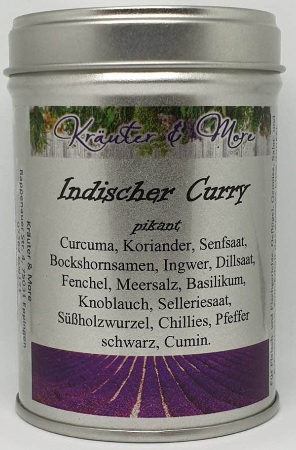 Curry indisch Dose